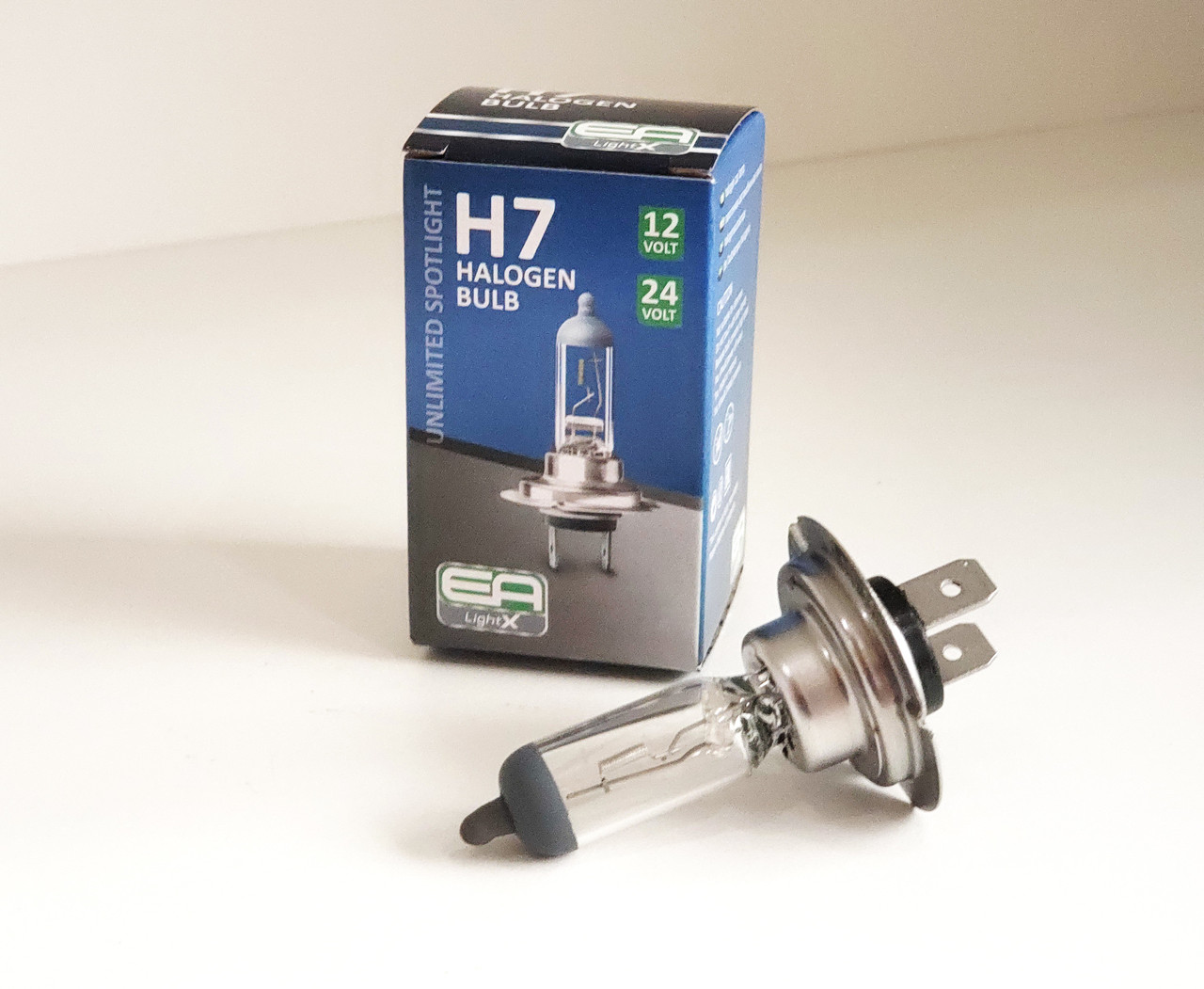 Галогенна лампа EuroAuto 12 V 55 W H7 PX26d CLEAR