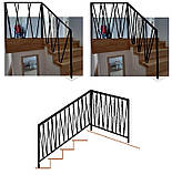 Перила для сходів в стилі "Лофт", фото 5