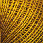 Нитки пряжа для в'язання бавовняна LILY YarnArt Лілі Ярнарт № 0351 - золотий