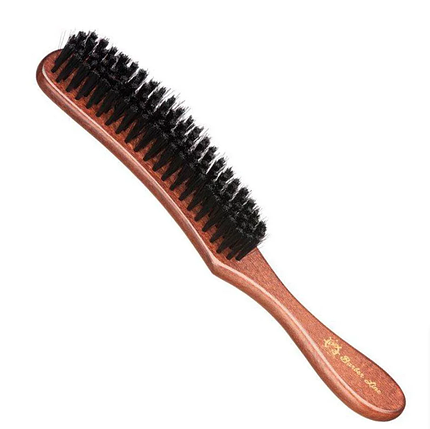 Щітка для бороди дерев'яна з натуральною щітною Eurostil BARBER LINE, фото 1