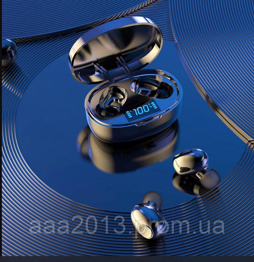 Бездротові навушники Bluetooth гарнітура TWS X10, музика СТЕРЕО у 2 вуха, повербанк, фото 1