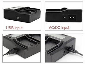 Зарядний пристрій для акумуляторів Panasonic DMW-BLF19/DMW-BLF19E, фото 3