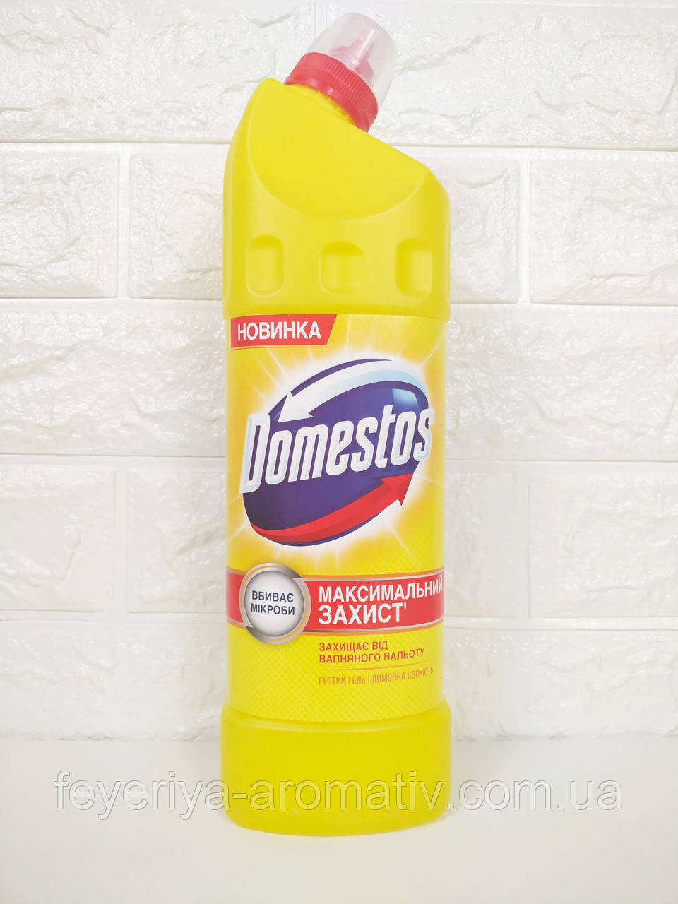 Средство для чистки унитаза Domestos лимонная свежесть 1л - фото 1 - id-p570955327