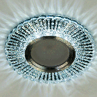 Точковий світильник з вбудованим LED підсвічуванням 3 Вт під лампочку MR 16 СветМира D-WH 3214B, фото 2