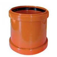 Муфта ПВХ d 110 мм, для зовнішньої безнапірної каналізації