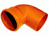 Коліно ПВХ 400/87°, для зовнішньої безнапірної каналізації, фото 6