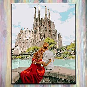 Картина по номерам ТМ "Идейка", Люди "Романтическая Испания" 40*50 см, без коробки, на подрамнике