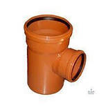 Трійник ПВХ d 500х200/87°, перехідний, для зовнішньої безнапірної каналізації, фото 2