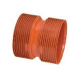 Муфта InCor, для гофрованої каналізації InCor, K2-KAN, дворозтрубна