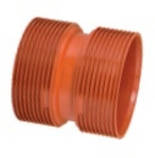 Муфта InCor, для гофрованої каналізації  InCor, K2-KAN, дворозтрубна, фото 3