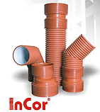 Муфта InCor, для гофрованої каналізації  InCor, K2-KAN, дворозтрубна, фото 4