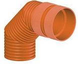 Коліно-відвід 90°, для двохшарової гофрованої каналізації InCor, K2-KAN, фото 3