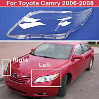 Стекло на фару Toyota Camry 40 2006 - 2008 комплект