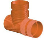 Трійник InCor  90°, для двохшарової гофрованої каналізації InCor, K2-KAN, фото 1