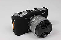 Защитный силиконовый чехол для фотоаппаратов FujiFilm X-A7 - черный