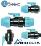 Кран d 2"x 2", ВР-НР, кульовий ( вентиль) Унідельта, з внутрішньої і зовнішньої різьбами, з американкою, фото 6