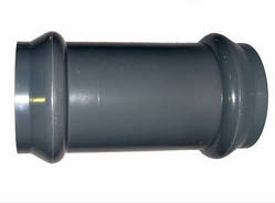 Муфта НПВХ напірна d 160 мм, з'єднувальна, прохідна