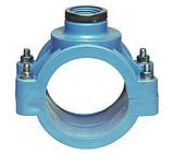 Седелка Unidelta, PN16, d 63, для врізки в ПНД, ПП, ПВХ трубопровід, фото 7