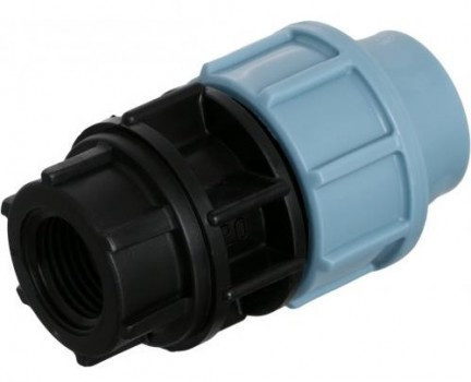 Муфта d 40х ВР, Унідельта з внутрішньою різьбою, зажімная, сполучна, фото 1