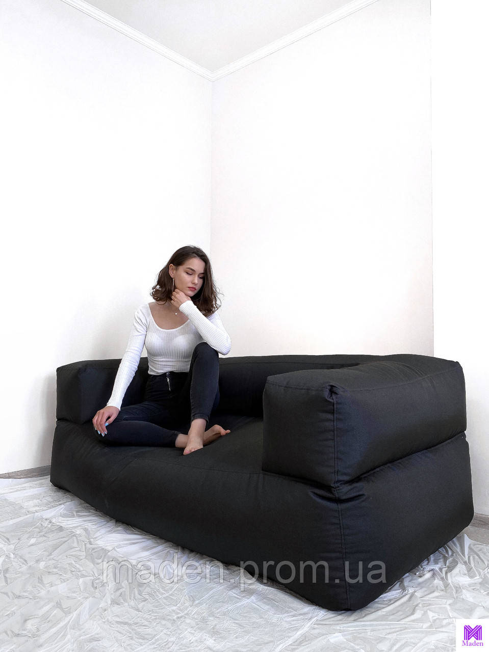 Диван XXL, бескаркасная мебель, кресло, пуф, груша, мешок, бескаркасный диван XXL - фото 1 - id-p1227841217