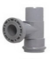 Трійник НПВХ d 315х315х315/90°, напорний, розтруб/фланець/гладкий