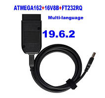 Автомобільний діагностичний сканер Atmega162 USB V2 19.6.2 OBDII 16pin + FT232RQ
