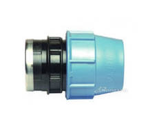 Муфта d 90х ВР, Унідельта з внутрішньою різьбою, зажімная, сполучна