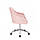 Перукарське крісло на пневматиці Hrove Form HR831K рожевий велюр, фото 5