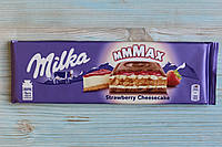 Шоколад Milka Strawberry Cheesecake 300 г