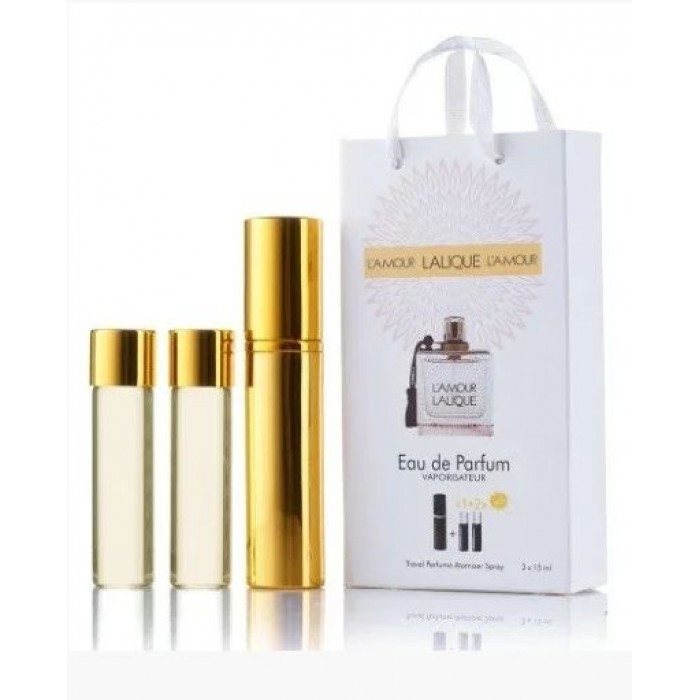 Парфум жіночий Lalique Lamour з феромонами 3х15 мл