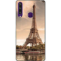 Силіконовий чохол бампер для Huawei Y6p з малюнком Париж