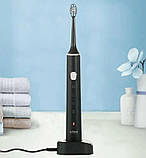 Акумуляторна зубна щітка VGR V-809 USB, чорна, фото 4