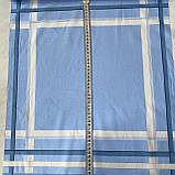 Ситець хустковий для чоловічих носових хусток блакитний, ш. 50 см, фото 3