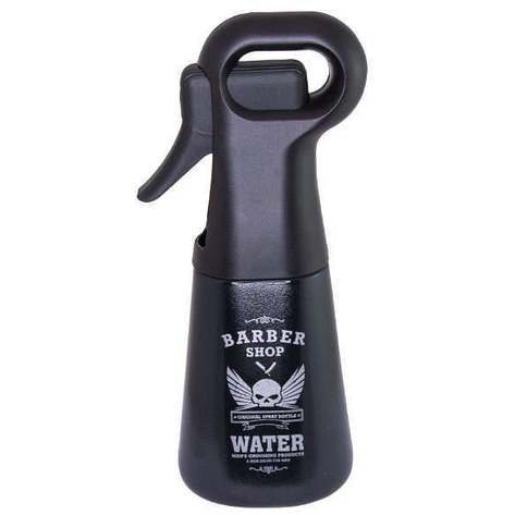 Распылитель BarberPro для воды мелкодисперсный полуавтомат черный 300 мл (903004 BLK), фото 2