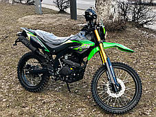 Мотоцикл Forte FT250GY-CBA (зелено-чорний), фото 2