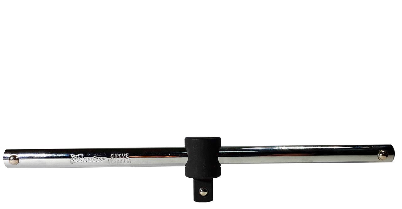 Вороток, квадрат 1/2", 250 мм, Хром-Ванадій (CrV), хромований, MTX Master (139889)