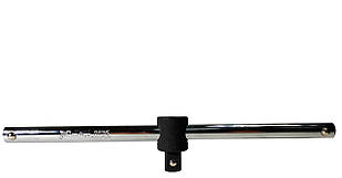 Вороток, квадрат 1/2", 250 мм, Хром-Ванадій (CrV), хромований, MTX Master (139889)