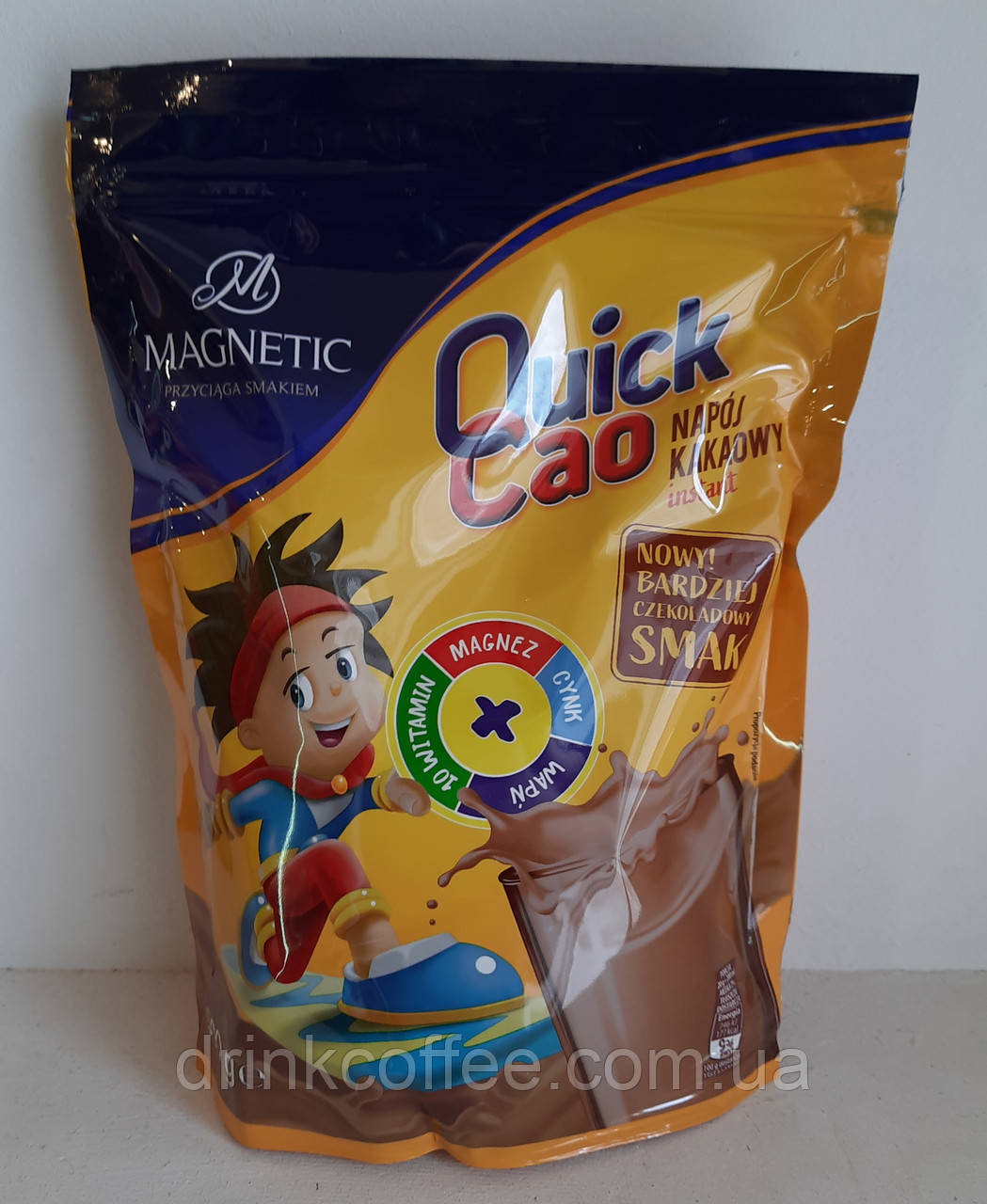 Какао напій дитячий Quick Cao MAGNETIC Польща 500g