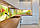 Наліпки кухонний фартух Zatarga "Орхідеї тигрові" 600х2500 мм жовтий, фото 2