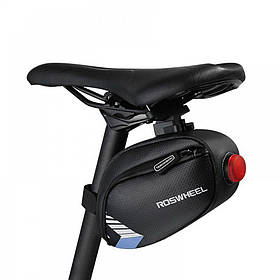 Сумка Roswheel 131413-A на підсиділ з веломигалкою чорна