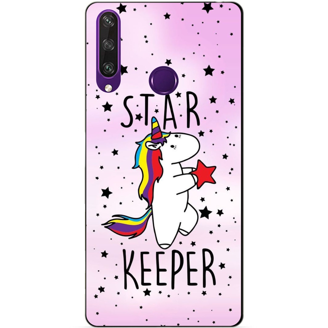 Силіконовий чохол бампер для Huawei Y6p з малюнком Star Keeper