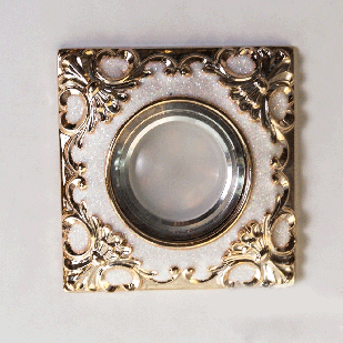 Точковий світильник з гіпсу під лампочку MR 16 СветМира D-4224FG