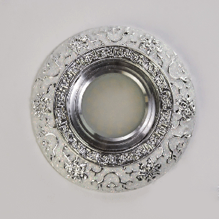 Точковий світильник з гіпсу під лампочку MR 16 D-4201CR