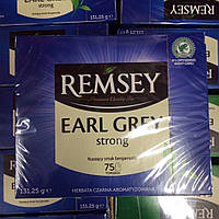 Польський міцний чай Remsey Earl Grey Strong 75 пакетиків