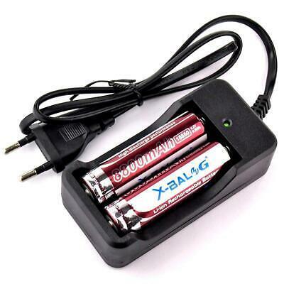 Комплект зарядний пристрій + 2шт Акумулятор X-BALOG 18650 8800 mAh