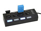 Розгалужувач USB HUB (хаб, концентратор) 4SW 1868, фото 3