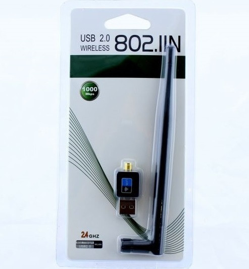 Швидкісний USB Wi-Fi Адаптер 600Mbs 1000Mbs WF 802.11 IN Антена + Диск