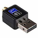 Швидкісний USB Wi-Fi Адаптер 600Mbs 1000Mbs WF 802.11 IN Антена + Диск, фото 2