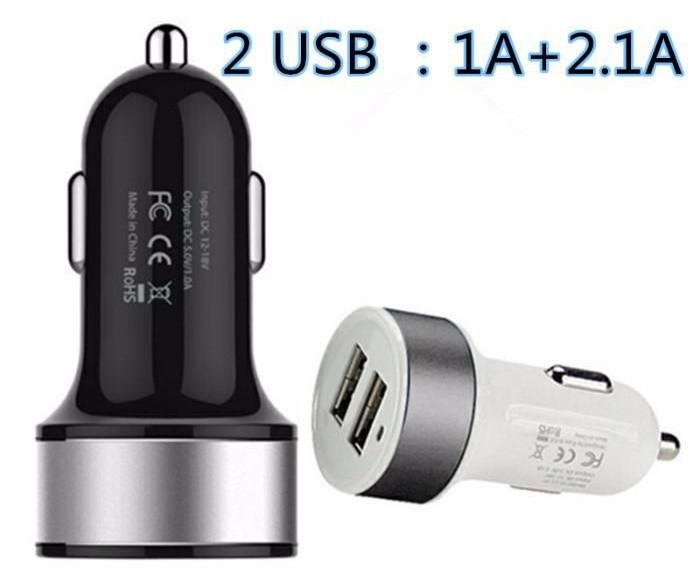 Автомобільна зарядка USB 5 V 2.1 A від Прикурювача