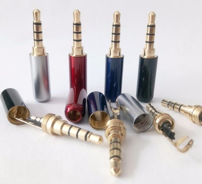 Штекер Jack 3.5 мм 4 pin Перехідник Аудіо Роз'єм, фото 1